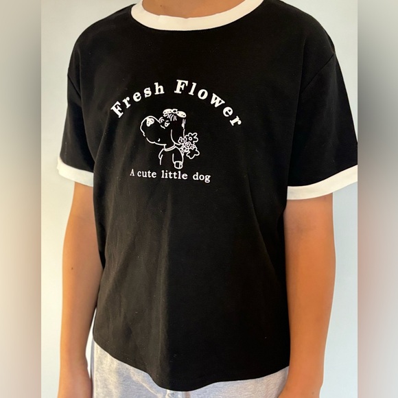 Cute tee shirt, high quality fabric cotton, summer tees, - Picture 4 of 4